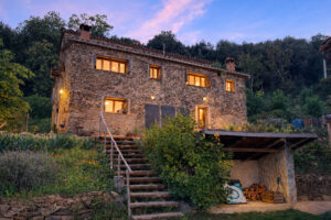 exterior atardecer